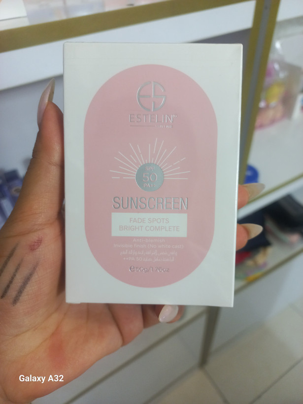ضدآفتاب استلین صورتی ضد لک و روشن کنده اورجینال spf50