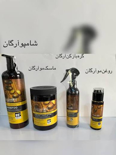 پک آرگان لایتنس اصلی ماسک شامپو روغن دوفازفری سولفات