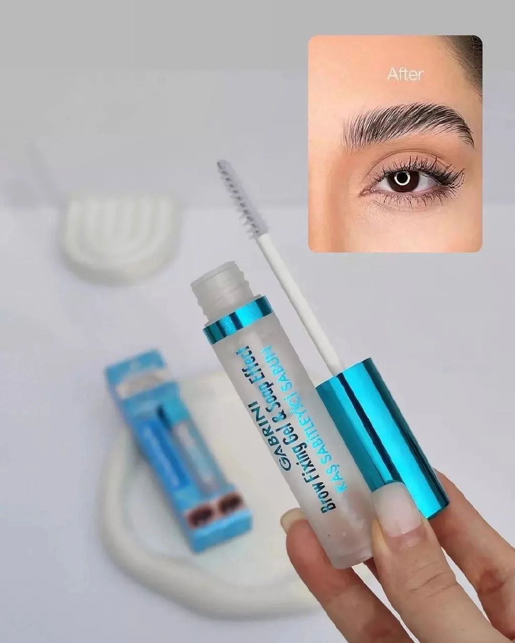 ژل ابرو اورجینال Gabrini بدون سفیدک لیفت قوی